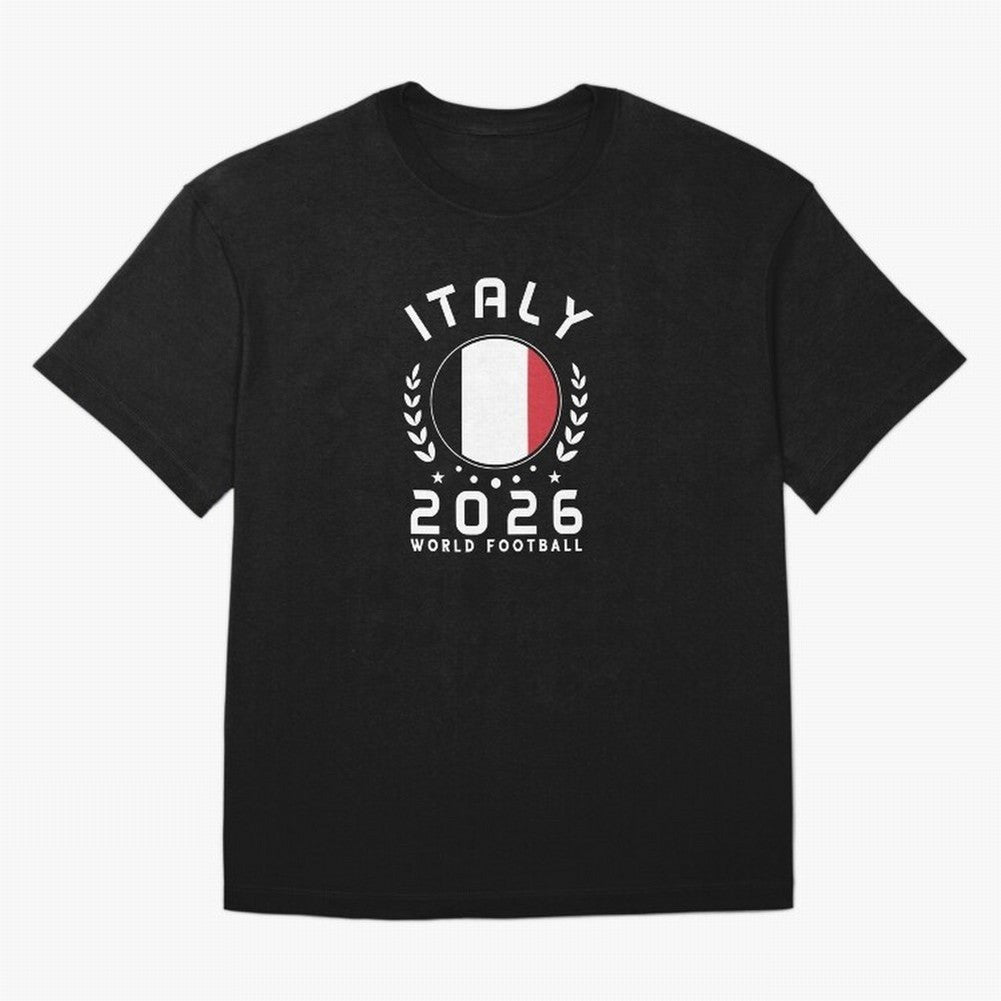 World Cup 2026 Italy Football Fan Italian Supporter T-Shirt_88563599 Classic T-Shirt FIFA World Cup 2026 Argentina De Bruyne Jersey, Jordan Supporter Tee, Messi England Fans, Nike World Cup Shirt, Adidas Football Fan Top, Mbappe Paraguay Goal