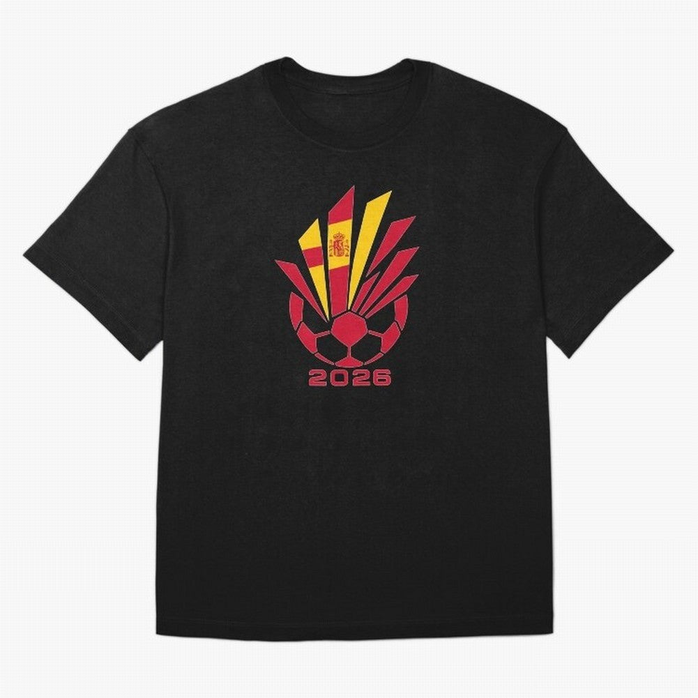 Spain Soccer 2026 Flag Burst Emblem Classic T-Shirt Treasure FIFA World Cup 2026 Inspired By Haaland Jersey, Adidas Soccer Tee, Haaland Argentina Fans, Nike Football Fan Shirt, Jordan Supporter Top, Haaland Paraguay Supporter Night