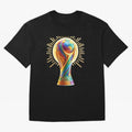 Golden Illuminating Cup Classic T-Shirt Messi Portugal Football Jersey, Adidas Match Day Tee, World Cup 2026, Jordan Football Shirt, Nike Soccer Fan Top, Neymar Norway Fan Club