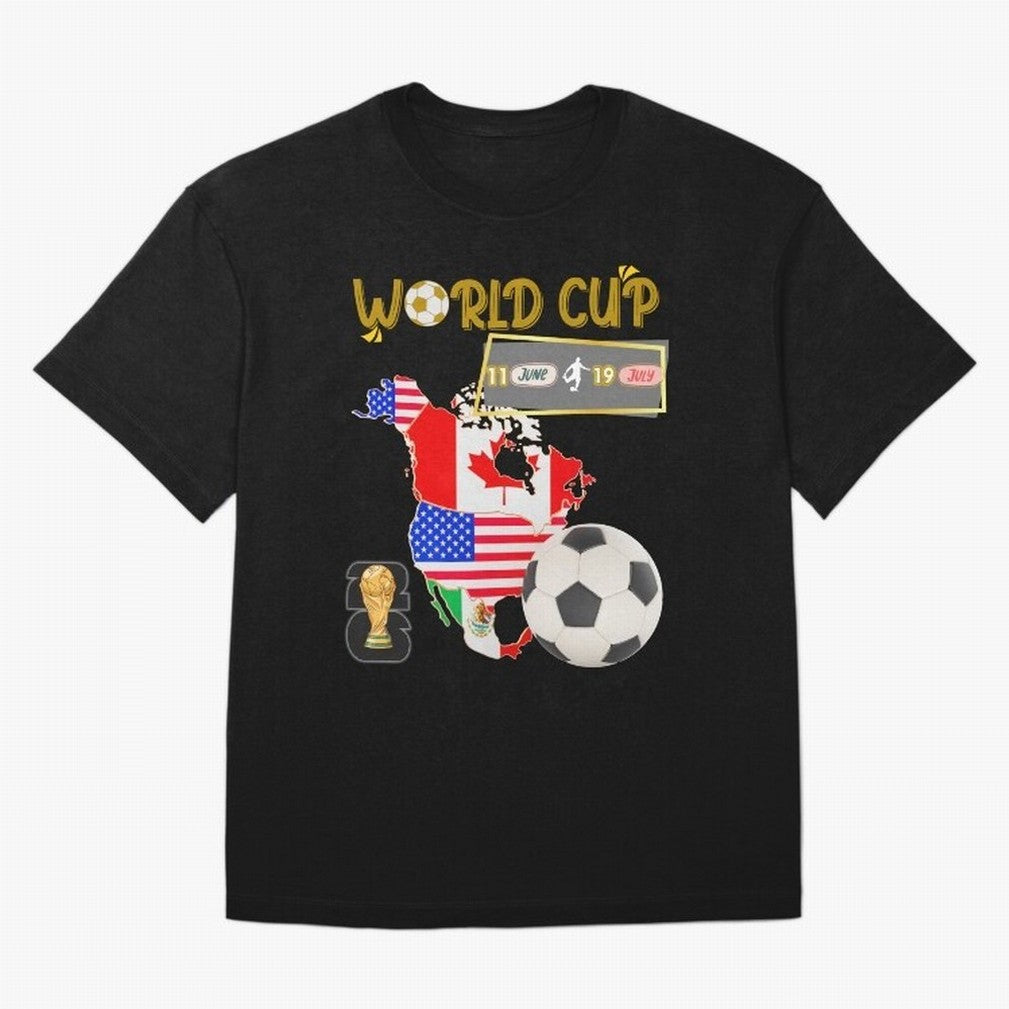 World Cup 2026 North America USA Canada Mexico Soccer Fan Classic T-Shirt Get Ready For The FIFA World Cup 2026 USA Canada Mexico Fan Jersey, Nike Match Day Shirt, Portugal Supporter Shirt, Adidas Supporter Tee, Mbappe Jordan Soccer Fan Top, CR7