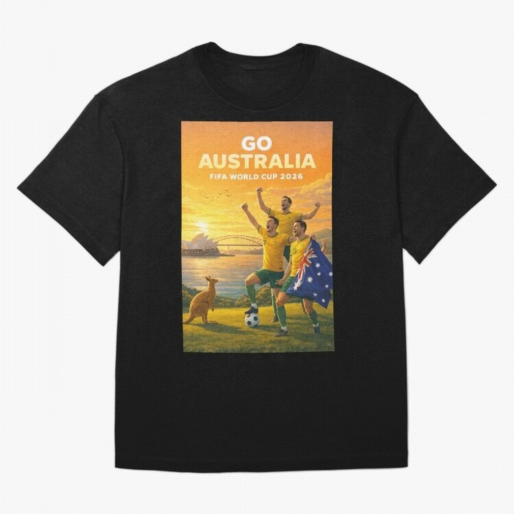 Australia Socceroos FIFA World Cup 2026 Sydney Football Australia Kangaroos Classic T-Shirt World Cup 2026 Mexico Yamal Jersey, Jordan Football Tee, Match Day, Adidas Fan Shirt, Nike Supporter Top