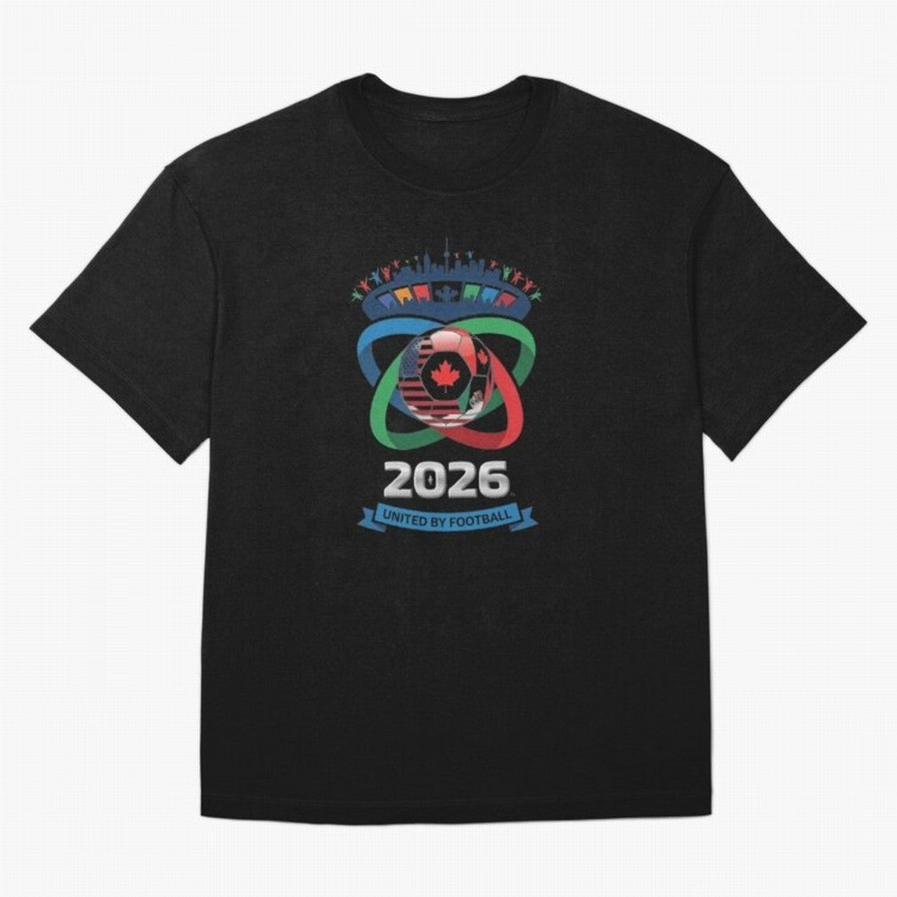 Infinity Loop World Cup 2026 Host Nation Classic T-Shirt Show Your Love For FIFA World Cup 2026 USA Canada Mexico, Nike Fan Jersey For Final Match, Jordan Soccer Shirt For Messi Fans, Adidas Match Day Top, Bellingham Argentina Final Match