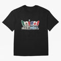 2026 World Cup Opening & Final ¨C Azteca Stadium Mexico & MetLife Stadium USA ¨C Football Design with Mexican, Canadian & US Flags Classic T-Shirt FIFA World Cup 2026 Canada Saka, Nike Match Day Jersey For Match Day, Adidas Supporter Tee For