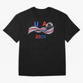 USA 2026 Soccer Ball With Waving Flag - United States Football Team Support? Classic T-Shirt FIFA World Cup 2026 Argentina Bellingham Jersey, Jordan Supporter Tee, Neymar England Fans, Nike World Cup Shirt, Adidas Football Fan Top, Neymar Paraguay