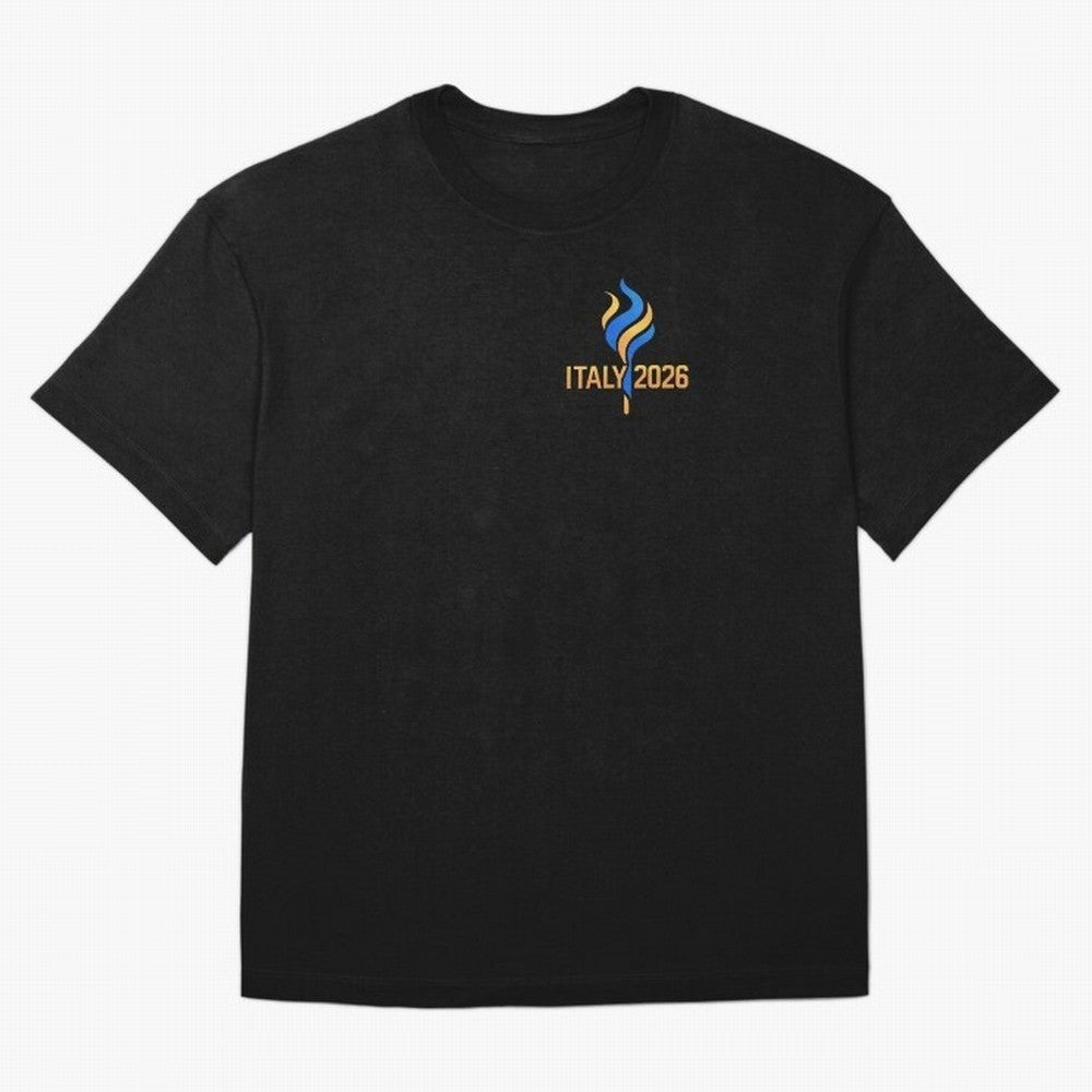 Italy 2026 Minimal Travel Logo Modern Italian Style Classic T-Shirt Spain Messi World Cup 2026 Jersey, Adidas Soccer Tee, Match Day, Nike Football Fan Shirt, Jordan Supporter Top, CR7 Switzerland Supporter Night