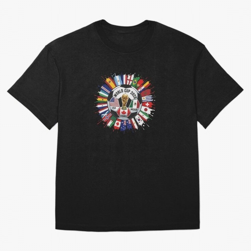 World Cup 2026 Kids, USA Mexico Canada Host Countries, International Football Flags Top, Gameday Soccer Apparel, Soccer Fan Youth Classic T-Shirt Discover Match Day Hype Around FIFA World Cup 2026 USA, Jordan Supporter Jersey For Match Day, Nike
