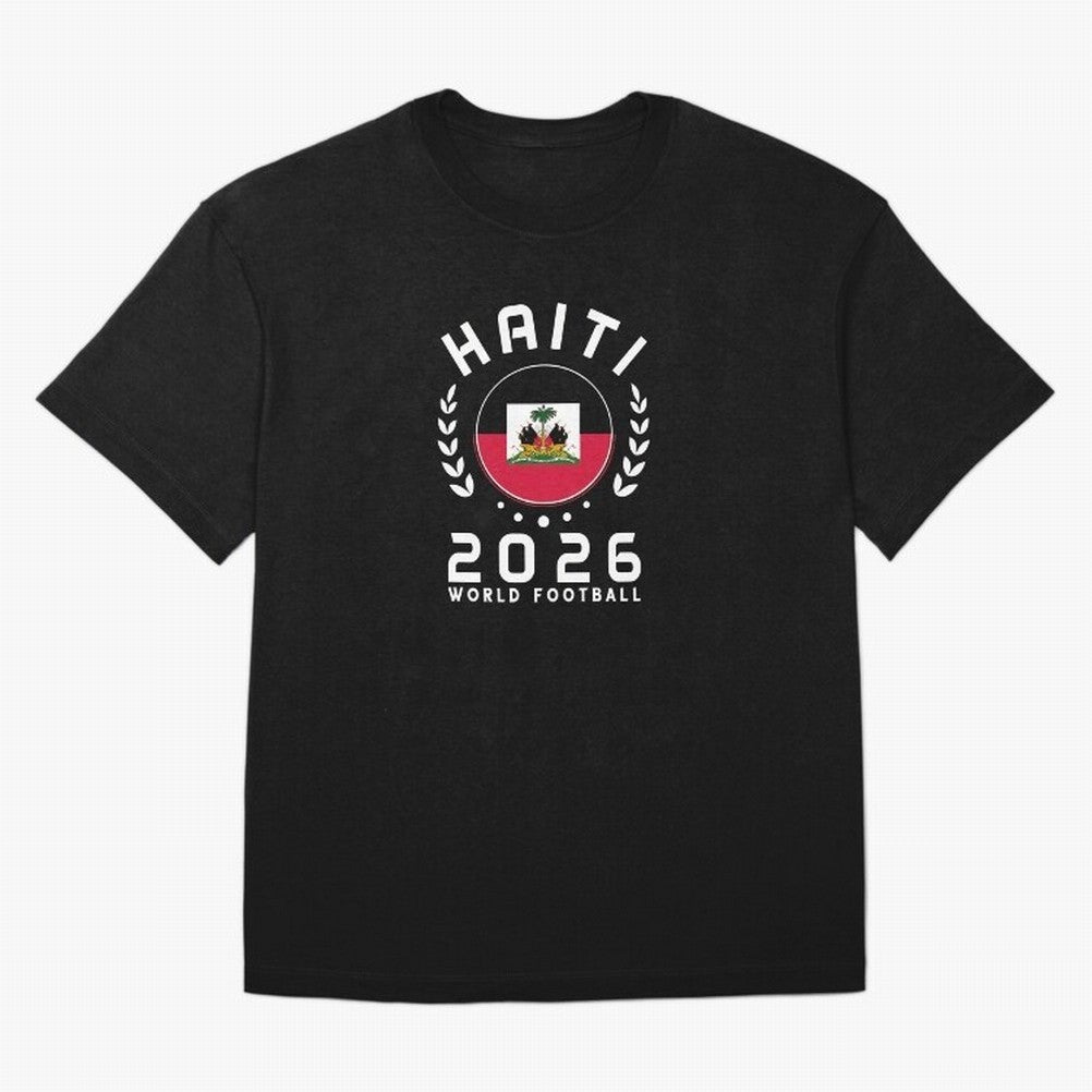 World Cup 2026 Haiti Football Fan Haitian Supporter T-Shirt_84687246 Classic T-Shirt Argentina CR7 World Cup 2026 Jersey, Adidas Soccer Tee, Group Stage, Nike Football Fan Shirt, Jordan Supporter Top, Vinicius Switzerland Trophy Race
