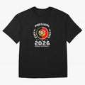 Portugal 2026 World Football Soccer Fan Design T-Shirt_87038236 Classic T-Shirt Follow The Final Road Of The FIFA World Cup 2026 Journey, Jordan Football Jersey For Football Fans, Adidas Fan Shirt For Neymar Fans, Nike Supporter Top, Mbappe Ecuador