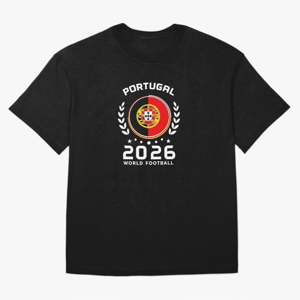 Portugal 2026 World Football Soccer Fan Design T-Shirt_87038236 Classic T-Shirt Follow The Final Road Of The FIFA World Cup 2026 Journey, Jordan Football Jersey For Football Fans, Adidas Fan Shirt For Neymar Fans, Nike Supporter Top, Mbappe Ecuador