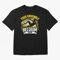 Belgium Fan Art World Cup 2026 Classic T-Shirt Cristiano Ronaldo Argentina Football Jersey, Nike Fan Tee, World Cup 2026, Jordan Soccer Shirt, Adidas Match Day Top, Saka France Final Match