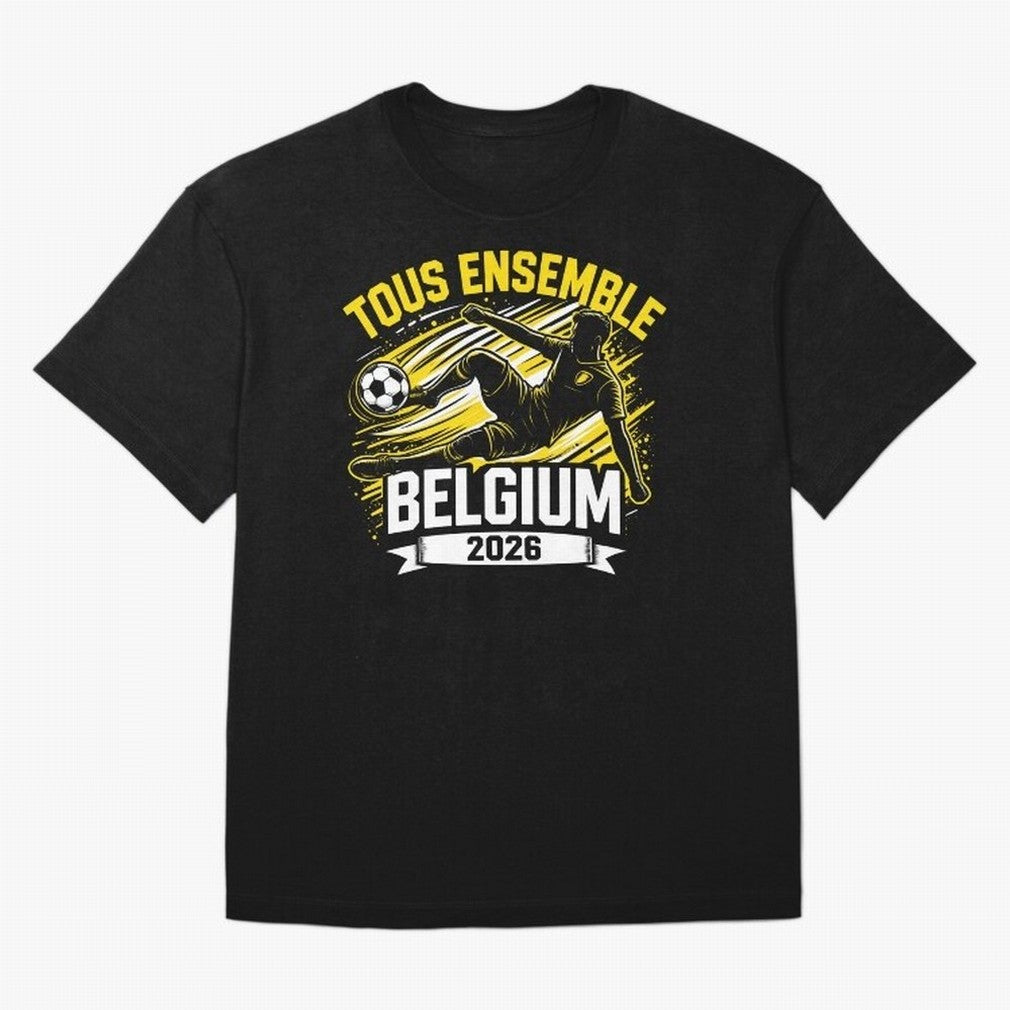 Belgium Fan Art World Cup 2026 Classic T-Shirt Cristiano Ronaldo Argentina Football Jersey, Nike Fan Tee, World Cup 2026, Jordan Soccer Shirt, Adidas Match Day Top, Saka France Final Match