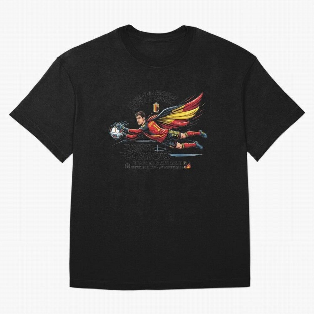Thibaut Courtois Fan Art Classic T-Shirt Germany Neymar World Cup 2026 Jersey, Nike Fan Tee, Match Day, Jordan Soccer Shirt, Adidas Match Day Top, Cristiano Ronaldo Portugal Goal Celebration