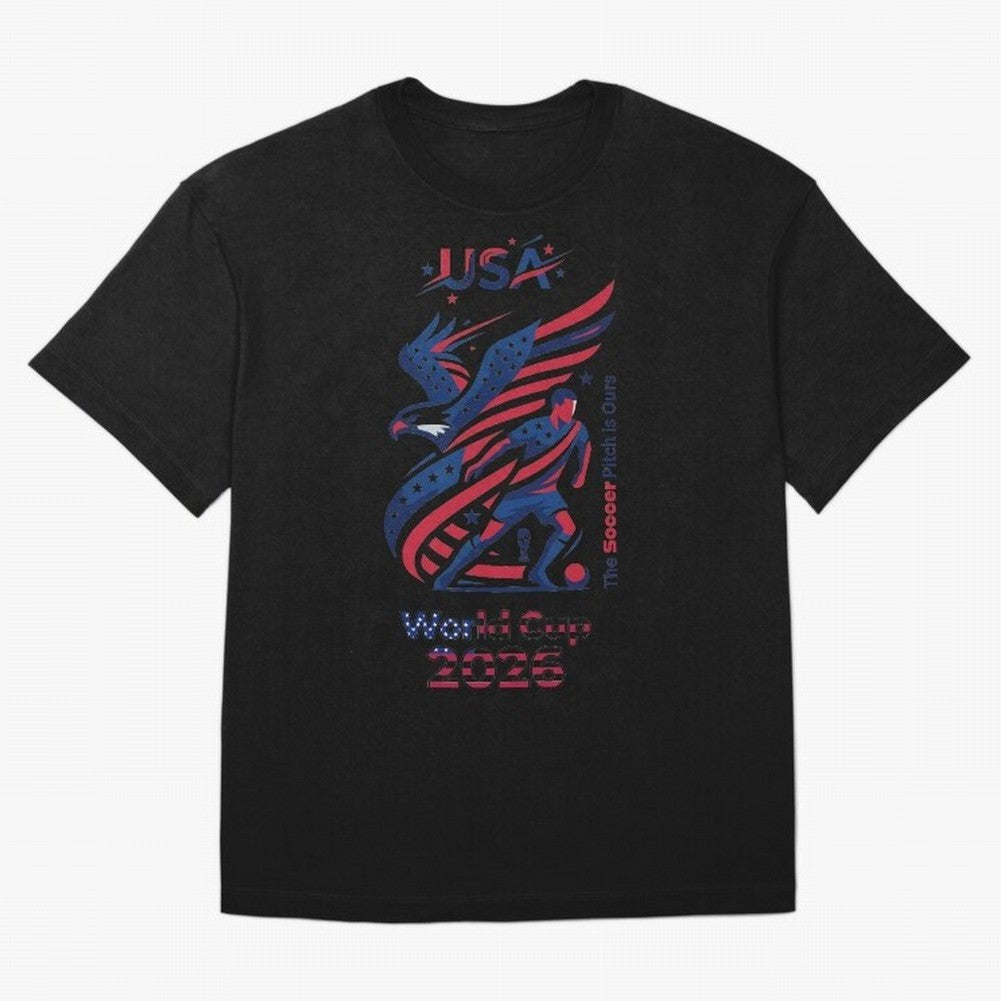 USA Soccer Shirt 2026 - Heritage Eagle World Cup Fan Tee - Premium Gildan Softstyle Unisex Football T-Shirt - United States Supporter Gear Classic T-Shirt Messi Argentina Football Jersey, Adidas Soccer Tee, World Cup 2026, Nike Football Fan Shirt,