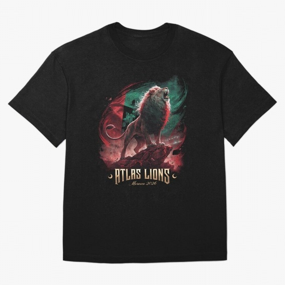 Morocco - The Atlas Lions Classic T-Shirt Neymar Argentina Football Jersey, Nike Fan Tee, World Cup 2026, Jordan Soccer Shirt, Adidas Match Day Top, Griezmann France Final Match