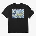 Soccer Players in Hokusai Waves Japan Classic T-Shirt France Messi World Cup 2026 Jersey, Nike Fan Tee, Stadium Chant, Jordan Soccer Shirt, Adidas Match Day Top, Griezmann Switzerland Final Match