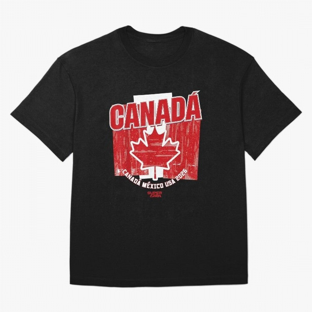 2026 Canada Soccer Fan World Cup Classic T-Shirt FIFA World Cup 2026 Argentina Saka Jersey, Adidas Match Day Tee, Mbappe Spain Fans, Jordan Football Shirt, Nike Soccer Fan Top, Saka Australia Fan Club