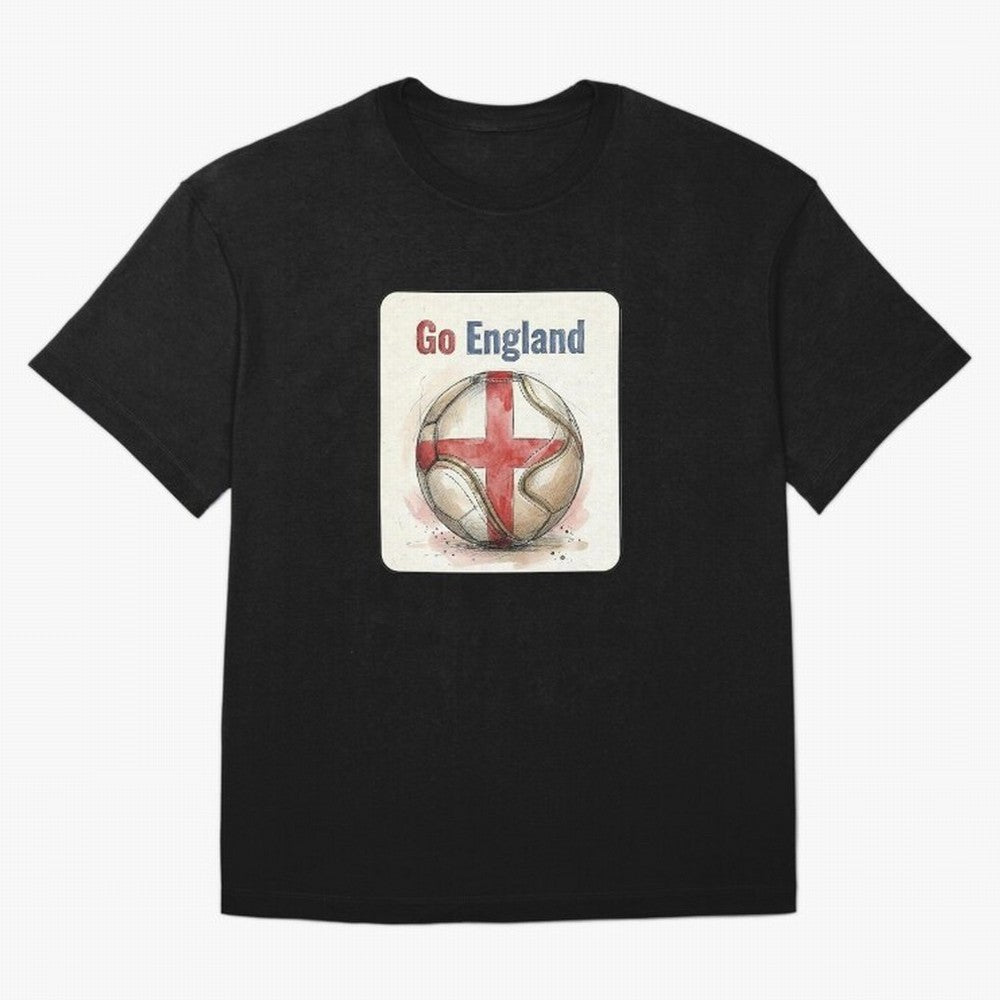 Go England Soccer Ball Flag | English Football Fan Graphic Tee Classic T-Shirt Honor The Beautiful Game During FIFA World Cup 2026 For Fan Jersey, Adidas Football Tee, France Supporter Shirt, Nike Soccer Shirt, Messi Jordan Match Day Top, Yamal