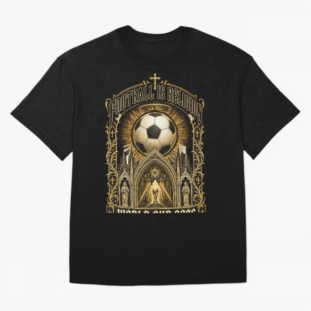 Football Is Religion World Cup 2026 Soccer T-Shirt Classic T-Shirt Bring Match Day Fire To FIFA World Cup 2026 USA Canada Fan Jersey, Adidas Football Tee, France Supporter Shirt, Nike Soccer Shirt, CR7 Jordan Match Day Top, Saka Colombia Watch Party