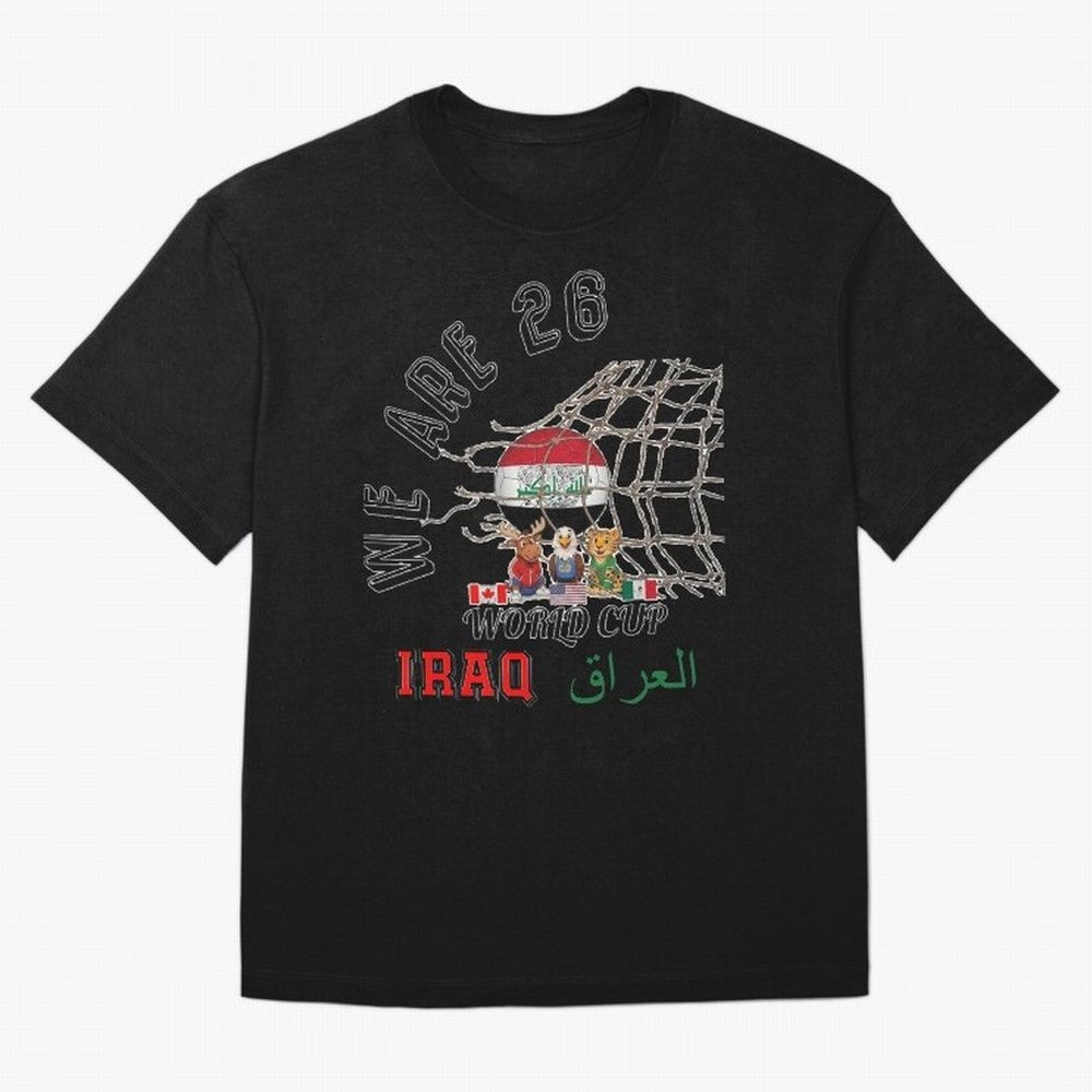 World cup 26 - Iraq Classic T-Shirt France Neymar World Cup 2026 Jersey, Nike Football Tee, Match Day, Adidas Soccer Shirt, Jordan Fan Top, Salah Senegal Stadium Chant