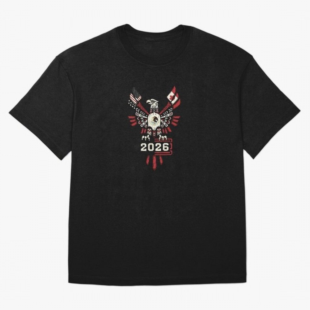Rise of the North Eagle - Soccer Team Spirit 2026 T-Shirt_82784061 Classic T-Shirt Remember Iconic Moments From The FIFA World Cup 2026, Jordan Supporter Jersey For Group Stage, Nike World Cup Shirt For Cristiano Ronaldo Fans, Adidas Football Fan