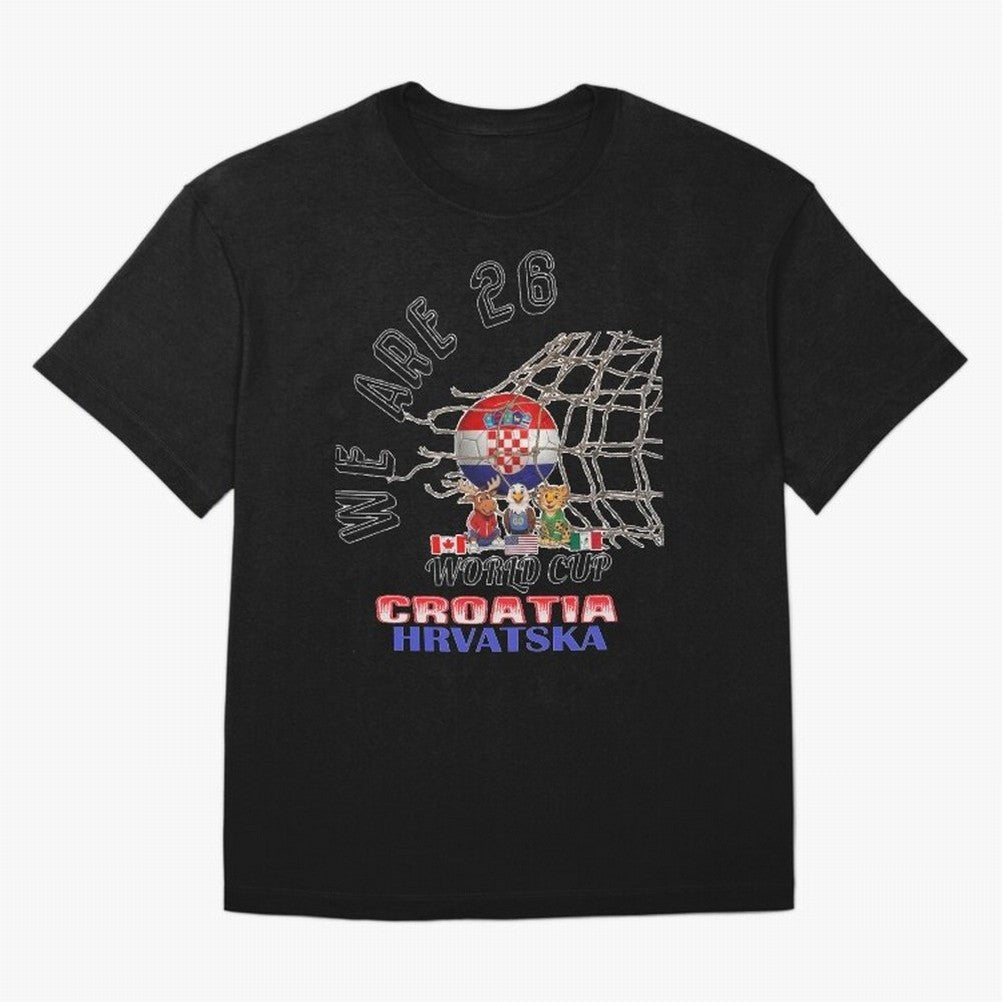 World cup 26 - Croatia Classic T-Shirt Bring Bold Fan Energy To FIFA World Cup 2026 Group Stage Jersey, Adidas Soccer Tee, Neymar France Fans, Nike Football Fan Shirt, Jordan Supporter Top, Musiala Croatia Trophy Race