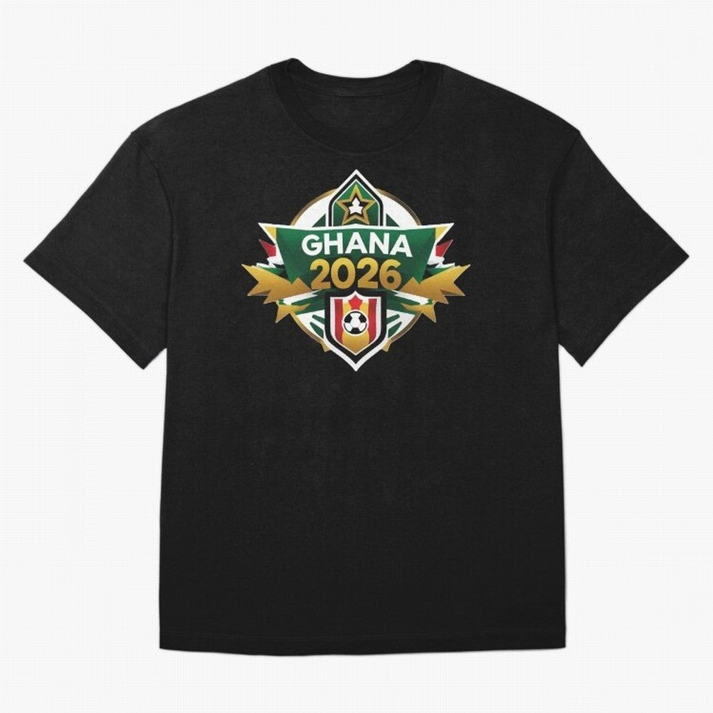 Ghana WC 2026 Classic T-Shirt Celebrate Golden Goal Energy In FIFA World Cup 2026 Group, Jordan Supporter Jersey For Group Stage, Nike World Cup Shirt For Messi Fans, Adidas Football Fan Top, Vinicius Spain Goal Celebration