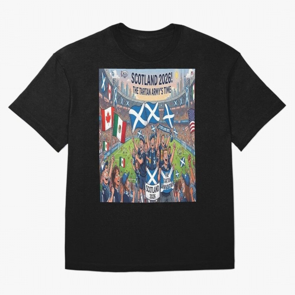 Scotland World Cup 2026 - Stadium Classic T-Shirt Share The FIFA World Cup 2026 Group Stage Journey Through, Adidas Match Day Jersey For Group Stage, Jordan Football Shirt For Mbappe Fans, Nike Soccer Fan Top, Bellingham Argentina Fan Club