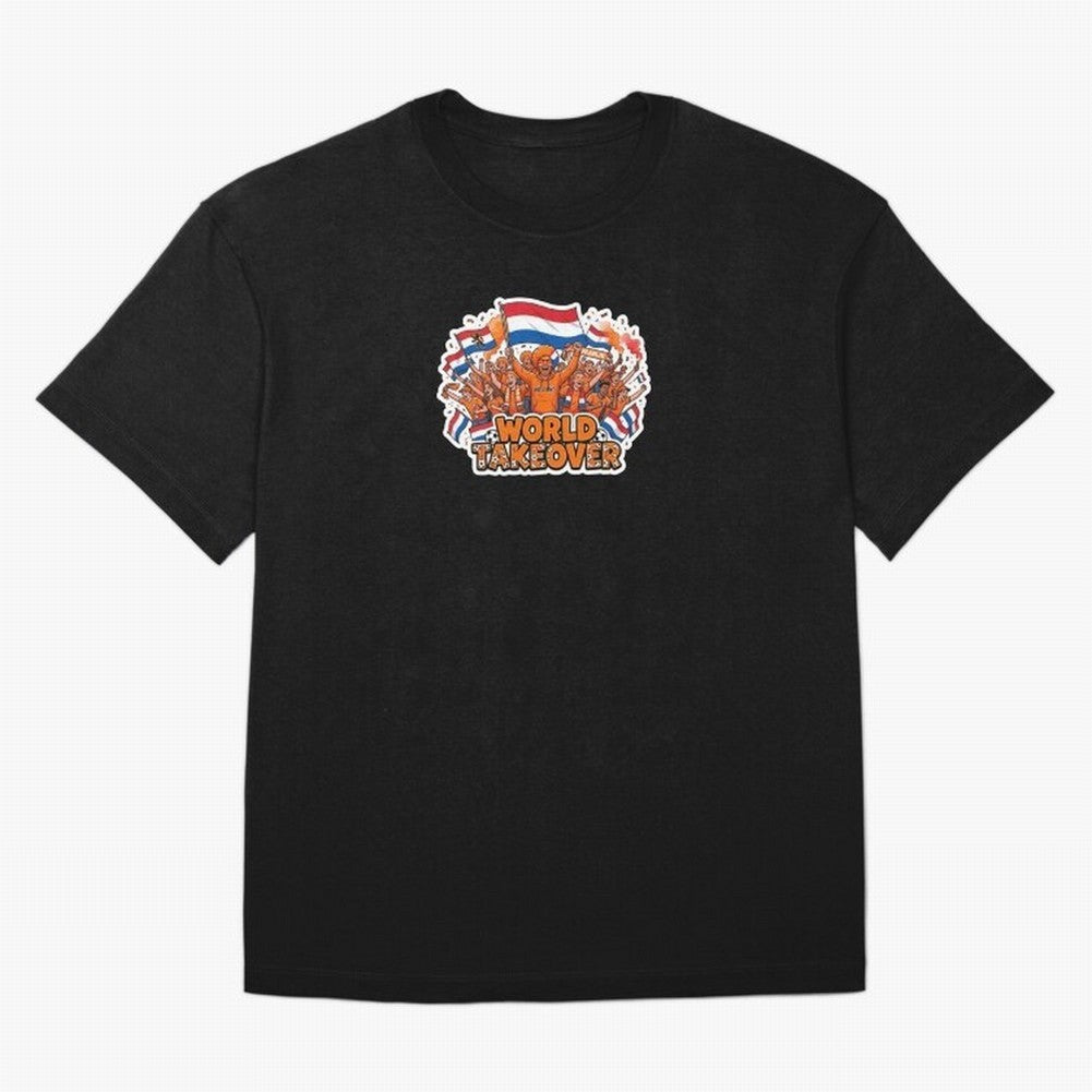 Netherlands Soccer Fans Orange Power Sticker 2026 Football Supporters Classic T-Shirt Messi Argentina Football Jersey, Jordan Supporter Tee, World Cup 2026, Nike World Cup Shirt, Adidas Football Fan Top, Modric France Soccer Fans