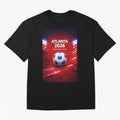 Atlanta Global Nations Series 2026 - Soccer aka Football Classic T-Shirt Enjoy The FIFA World Cup 2026 Group Stage Journey Through, Nike Match Day Jersey For Match Day, Adidas Supporter Tee For Cristiano Ronaldo Fans, Jordan Soccer Fan Top