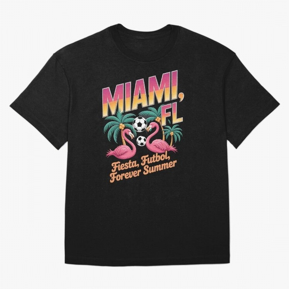 2026 soccer city - Miami FL - soccer host city - canadian soccer fan - mexican soccer fan - soccer supporter - red white and blue - national pride - soccer hype - soccer fan gear - soccer watch party Classic T-Shirt Messi Argentina Football Jersey,