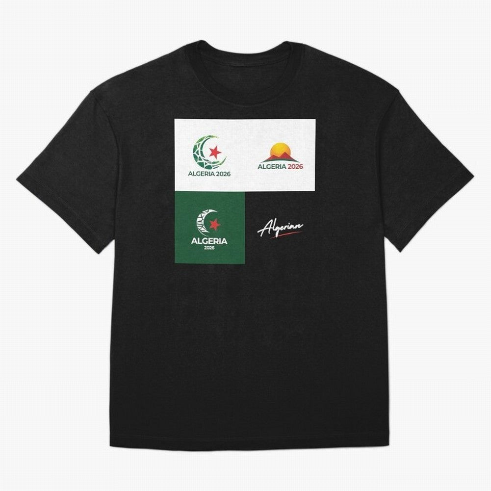 Algeria WC 2026 Classic T-Shirt Celebrate Unforgettable Nights In FIFA World Cup 2026 Jersey, Nike Football Tee, Haaland England Fans, Adidas Soccer Shirt, Jordan Fan Top, Musiala England Group Stage
