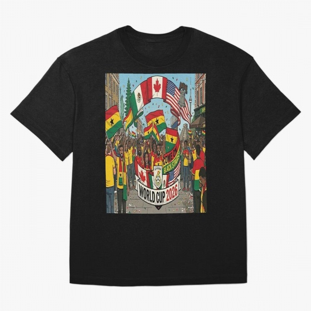 Ghana World Cup 2026 Classic T-Shirt Argentina Messi World Cup 2026 Jersey, Adidas Football Tee, Soccer Fans, Nike Soccer Shirt, Jordan Match Day Top, De Bruyne Senegal Watch Party