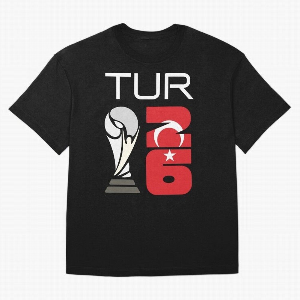 Turkey 2026 Soccer World Cup Trophy Turkish Flag Design Classic T-Shirt Celebrate Classic Football Spirit In FIFA World Cup 2026, Jordan Football Jersey For Knockout Round, Adidas Fan Shirt For Messi Fans, Nike Supporter Top, Neymar Argentina Fan