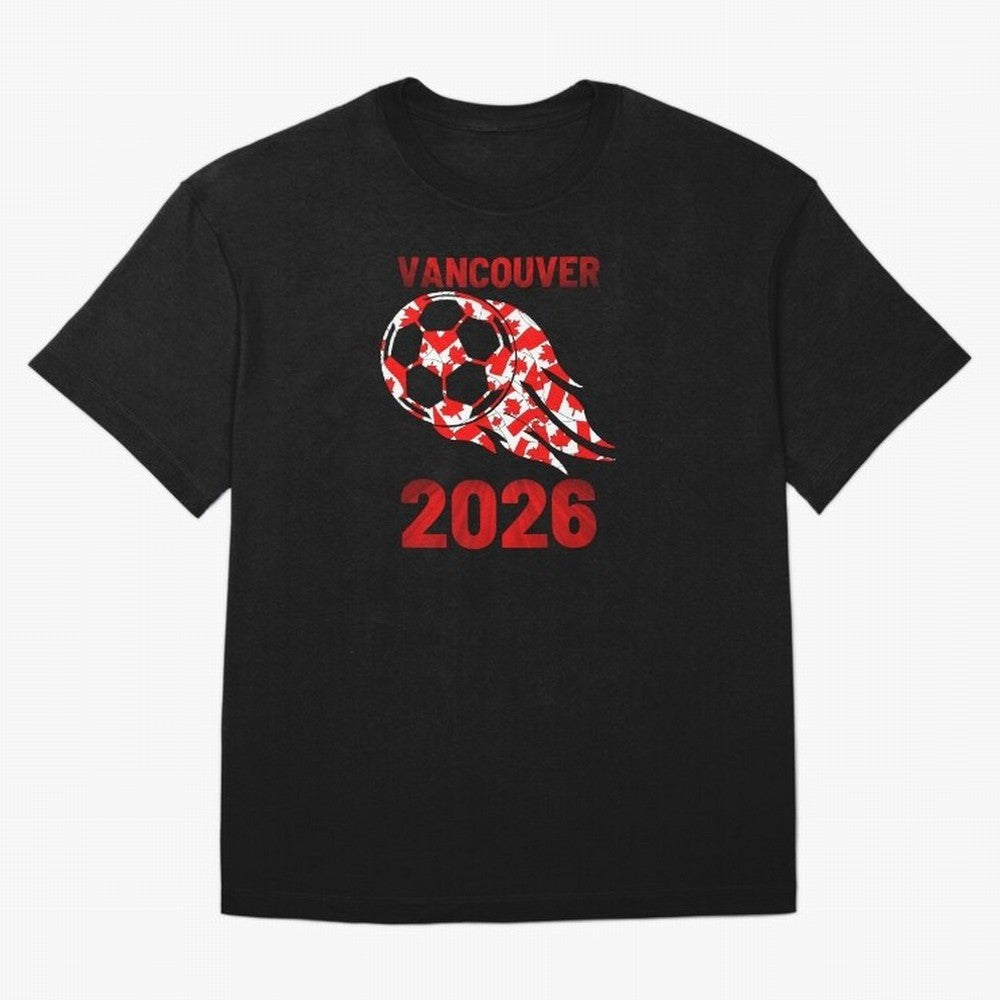 Vancouver Canada 2026 World Cup Soccer #8 Classic T-Shirt Create Global Football Passion For FIFA World Cup 2026, Jordan Supporter Jersey For Match Day, Nike World Cup Shirt For Haaland Fans, Adidas Football Fan Top, Haaland Uruguay Soccer Fans