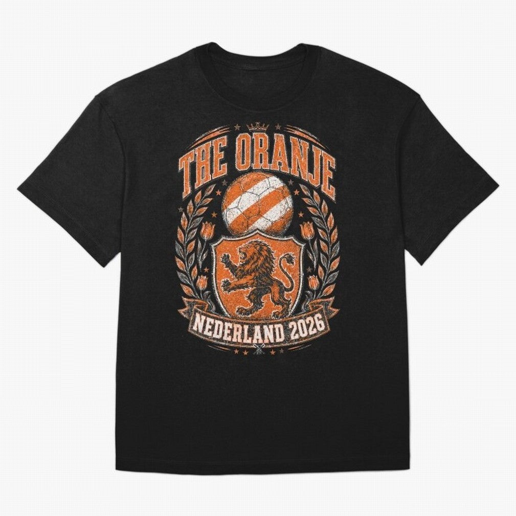 The Oranje Nederland 2026 World Cup Soccer T-Shirt Classic T-Shirt Celebrate National Team Dreams In FIFA World Cup 2026 USA Jersey, Jordan Football Tee, Mbappe Argentina Fans, Adidas Fan Shirt, Nike Supporter Top, Foden England Knockout Round