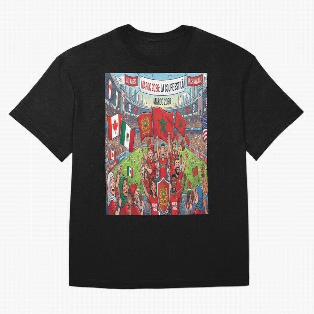 Morocco World Cup 2026 - Stadium Classic T-Shirt Messi Argentina Football Jersey, Adidas Soccer Tee, World Cup 2026, Nike Football Fan Shirt, Jordan Supporter Top, Griezmann France Match Day