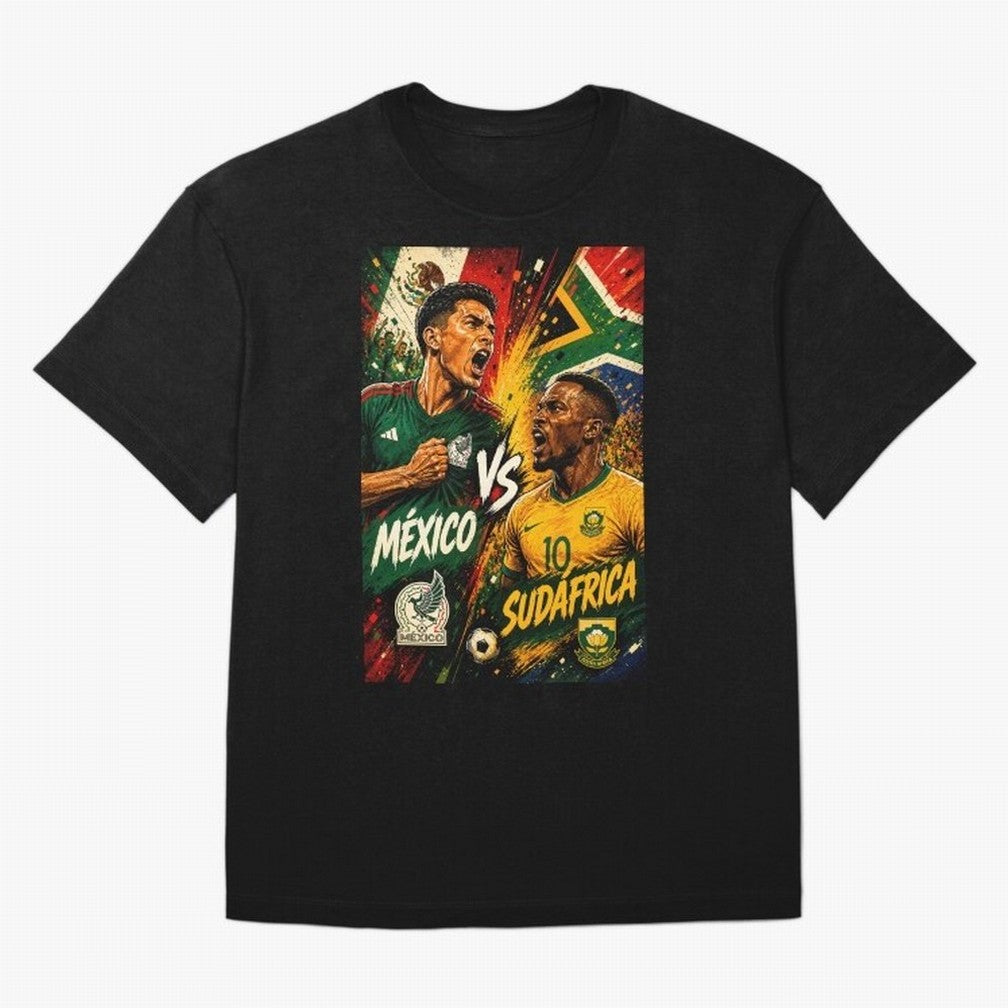 Mexico vs South Africa ¨C Group A FIFA World Cup 2026 | Retro Comic Football Jersey Classic T-Shirt FIFA World Cup 2026 Ecuador Neymar Fan Jersey, Jordan Football Tee, Argentina Supporter Shirt, Adidas Fan Shirt, Messi Nike Supporter Top,