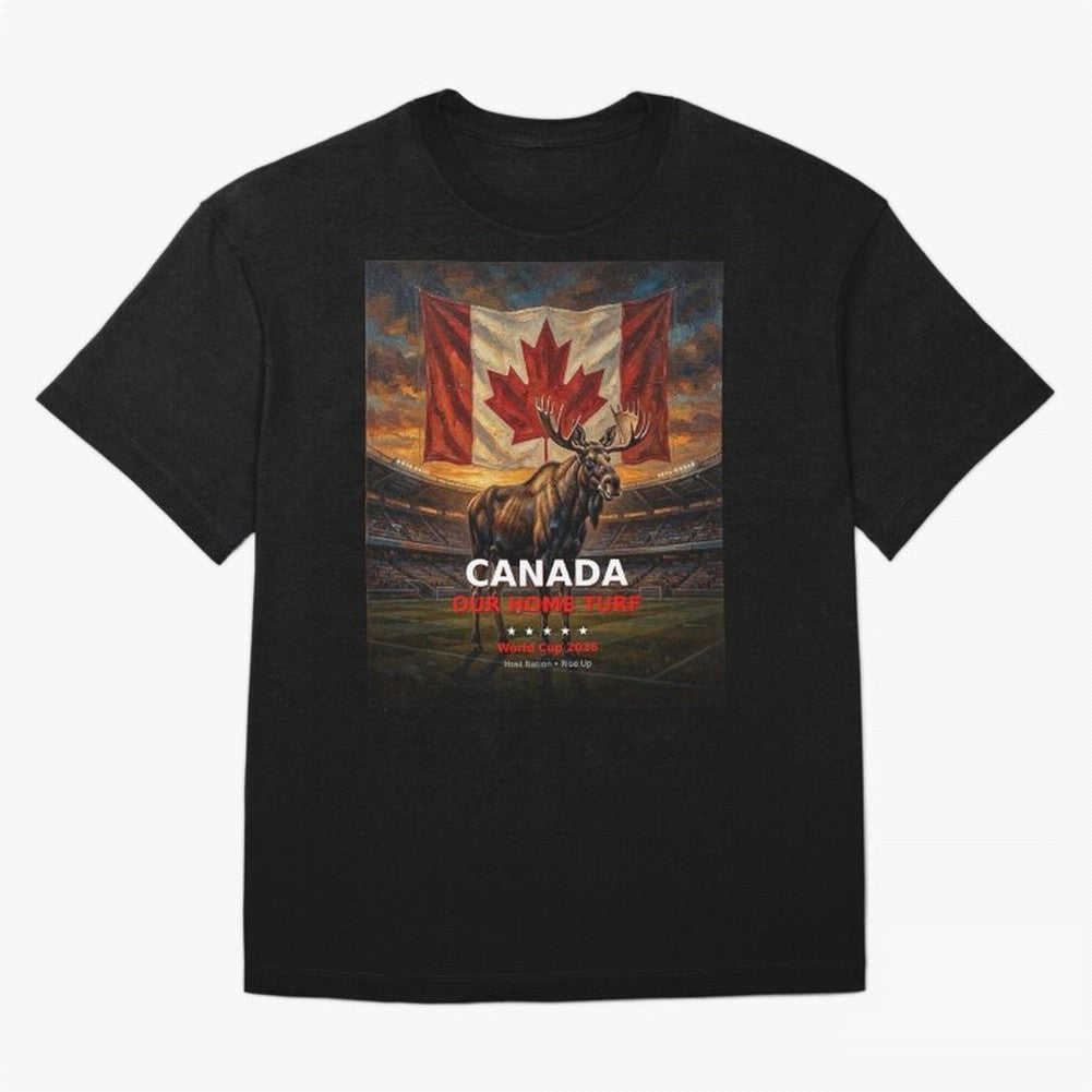 Canada Our Home Turf - World Cup 2026 Soccer Fan Tee Classic T-Shirt Bring Home FIFA World Cup 2026 USA Canada Mexico Spirit Jersey, Nike Fan Tee, Cristiano Ronaldo Portugal Fans, Jordan Soccer Shirt, Adidas Match Day Top, Lewandowski England