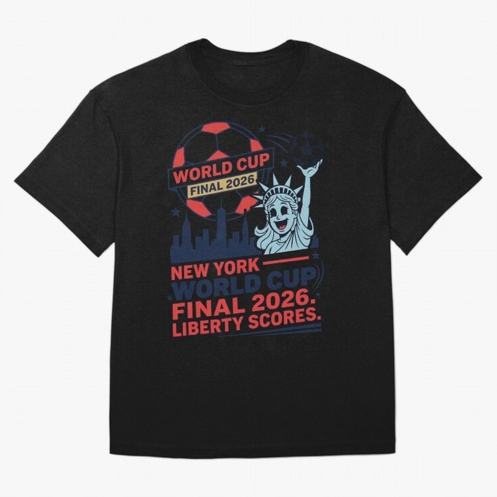 New York World Cup Final 2026 ¡ª Liberty Scores V1 Classic T-Shirt Argentina Messi World Cup 2026 Jersey, Adidas Match Day Tee, Group Stage, Jordan Football Shirt, Nike Soccer Fan Top, Rodri Netherlands Knockout Round