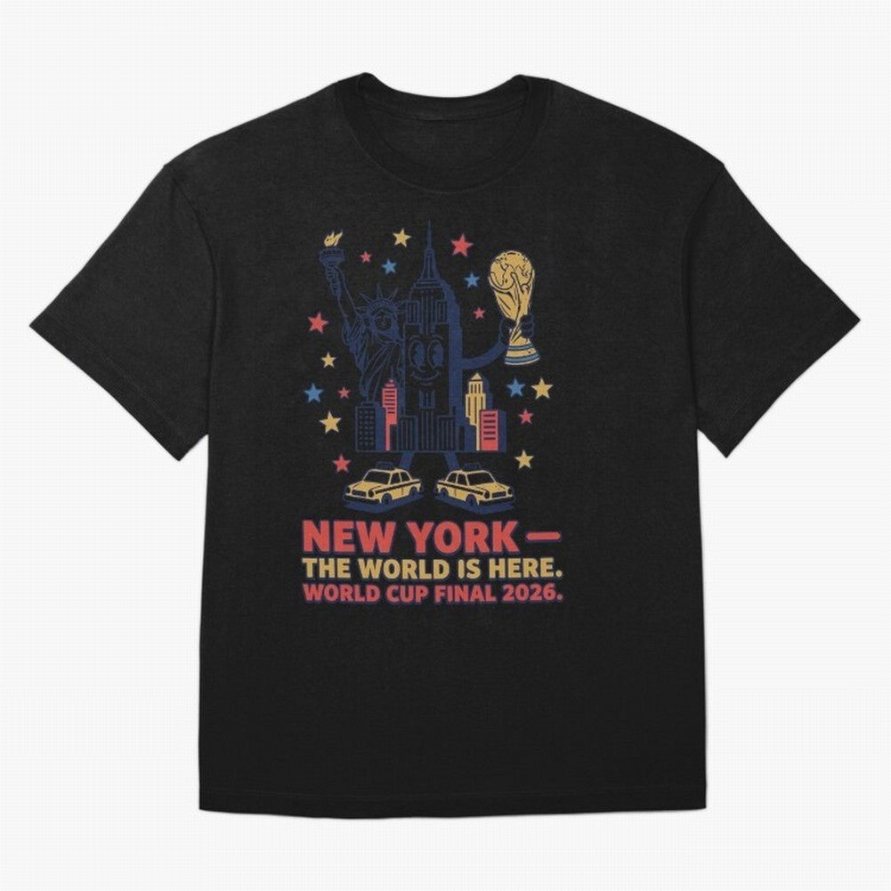 New York World Cup Final ¡ª Liberty Scores V2 Classic T-Shirt Bring Global Tournament Vibes To FIFA World Cup 2026, Nike Fan Jersey For Match Day, Jordan Soccer Shirt For Mbappe Fans, Adidas Match Day Top, Musiala Ecuador Goal Celebration