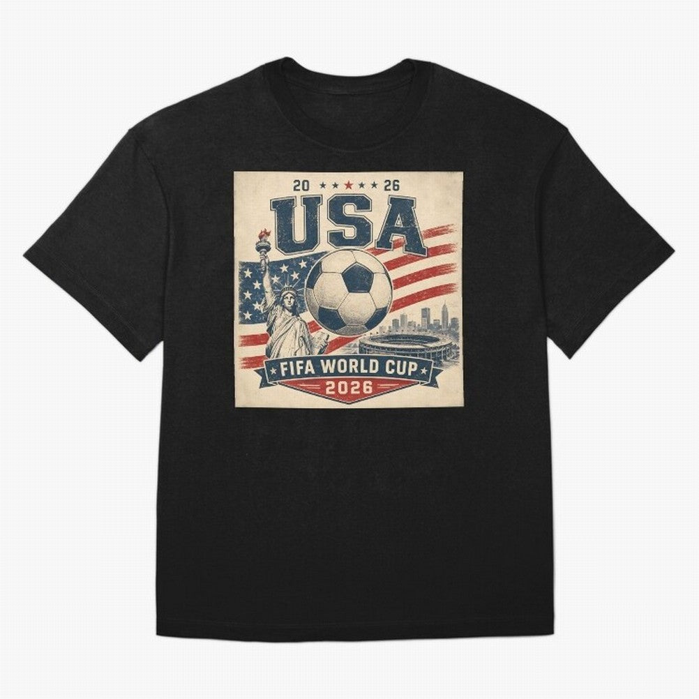 USA WORLD CUP 2026 Classic T-Shirt Bring Stadium Energy To FIFA World Cup 2026 Group Stage, Nike Fan Jersey For Group Stage, Jordan Soccer Shirt For Messi Fans, Adidas Match Day Top, Bellingham Spain Final Match
