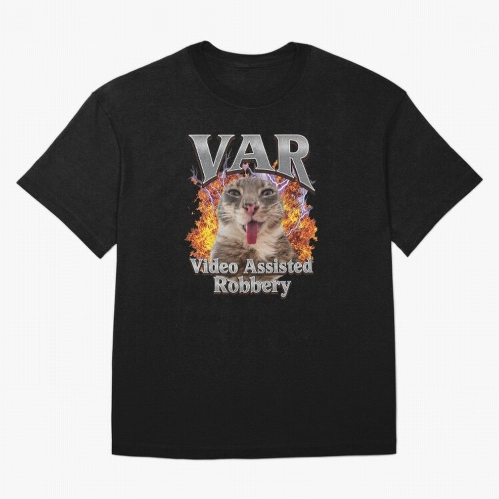 VAR Video Assisted Robbery Funny World Cup 2026 Meme Soccer Fan Football Humor Classic T-Shirt Brazil Messi World Cup 2026 Jersey, Adidas Football Tee, Soccer Fans, Nike Soccer Shirt, Jordan Match Day Top, Neymar Morocco Watch Party