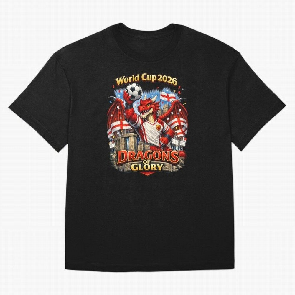 World Cup 2026 Dragons of Glory Classic T-Shirt Support FIFA World Cup 2026 Group Stage For Fans Of Messi Fan Jersey, Jordan Football Tee, Brazil Supporter Shirt, Adidas Fan Shirt, Messi Nike Supporter Top, Son Germany Football Fans