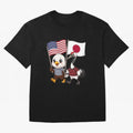 The American eagle and its friend, the Japanese crane Classic T-Shirt Messi France Football Jersey, Jordan Supporter Tee, World Cup 2026, Nike World Cup Shirt, Adidas Football Fan Top, Yamal USA Goal Celebration