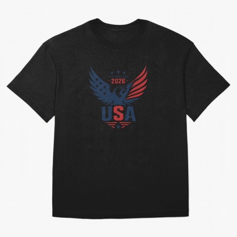 FIFA World Cup 2026 USA Eagle ¨C Patriotic Soccer Art Classic T-Shirt FIFA World Cup 2026 Ecuador Kane Fan Jersey, Jordan Supporter Tee, Argentina Supporter Shirt, Nike World Cup Shirt, Mbappe Adidas Football Fan Top, Messi Sweden Final Match