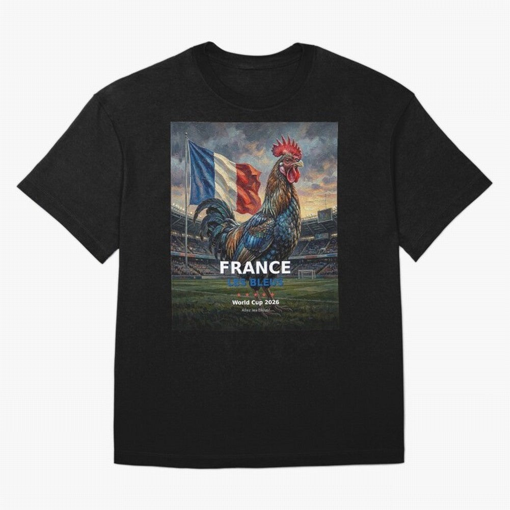 France Les Bleus - World Cup 2026 Soccer Fan Tee Classic T-Shirt Discover Match Day Hype Around FIFA World Cup 2026 USA, Adidas Match Day Jersey For Match Day, Jordan Football Shirt For Neymar Fans, Nike Soccer Fan Top, Rodri Uruguay Knockout Round