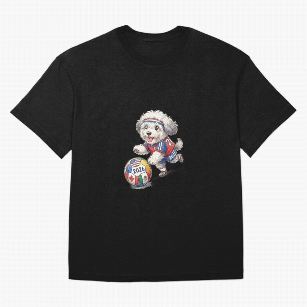 Cute Sheepdog Soccer Star - 2026 World Cup Fluffy Puppy Classic T-Shirt Argentina Mbappe World Cup 2026 Jersey, Adidas Match Day Tee, Match Day, Jordan Football Shirt, Nike Soccer Fan Top, Cristiano Ronaldo Portugal Football Fans