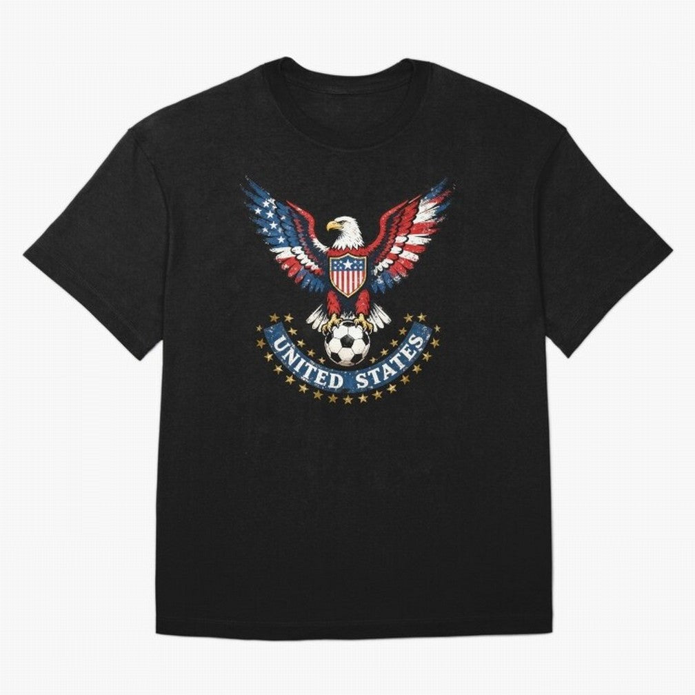 USA Soccer Eagle - United States Football Fan Classic T-Shirt Show Your Tournament Heart For FIFA World Cup 2026, Nike Fan Jersey For Watch Party, Jordan Soccer Shirt For Neymar Fans, Adidas Match Day Top, Haaland Argentina Soccer Fans