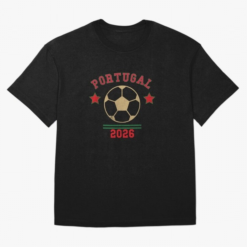 Portugal 2026 ¡ª Vintage Soccer Tee Classic T-Shirt Argentina Mbappe World Cup 2026 Jersey, Adidas Match Day Tee, Group Stage, Jordan Football Shirt, Nike Soccer Fan Top, Messi Switzerland Fan Club