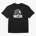 WC26 Retro Soccer Ball Vintage Football Fan Design Classic T-Shirt Neymar Netherlands Football Jersey, Adidas Football Tee, World Cup 2026, Nike Soccer Shirt, Jordan Match Day Top, Lewandowski Norway Stadium Chant